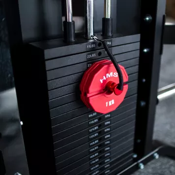 Talerz na sprzęt do treningu siłowego i fitness TSN100 2 x 1 KG HMS