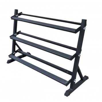 Zestaw hantli HEX 2.0 - 2 x 2,5-30 kg XMOR + Stojak na hantle HEX AC-178 BAUER FITNESS