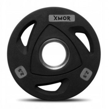 Zestaw obciążeń olimpijskich ogumowanych 2x 1,25 - 20 kg (107,5 kg) XMOR