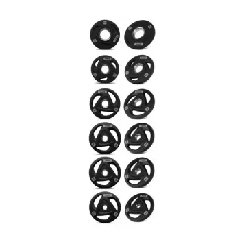 Zestaw obciążeń olimpijskich ogumowanych 2x 1,25 - 20 kg (107,5 kg) XMOR