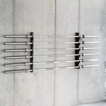 Wieszak uchwyt przyścienny na gryfy olimpijskie STR46 HMS