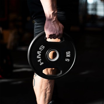 Talerze olimpijskie ogumowane TOG05 2 x 5kg HMS