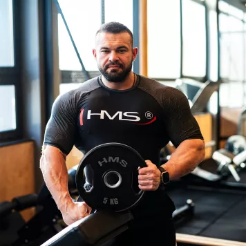 Talerze olimpijskie ogumowane TOG05 2 x 5kg HMS