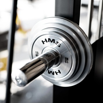 Zestaw talerzy olimpijskich stalowych kalibrowanych TOS 2 x 10 - 25 kg (140 kg) HMS