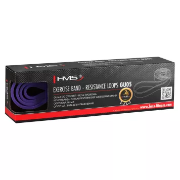 Guma do ćwiczeń Power Band GU05 PURPLE 32 x 4.5 x 2080 mm HMS