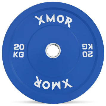 Zestaw obciążeń 100 kg COLOR TRAINING BUMPER PLATES XMOR