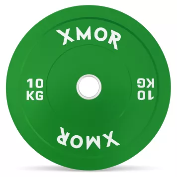 Zestaw obciążeń 100 kg COLOR TRAINING BUMPER PLATES XMOR