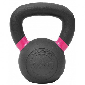Zestaw Żeliwnych Odważników Kettlebell 4 - 32 Kg XMOR + Stojak Kettlebells 120cm XMOR