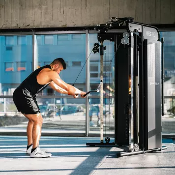 Brama do ćwiczeń z wyciągiem i stosem ARES PRO COMMERCIAL - HMS