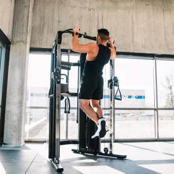 Brama do ćwiczeń z wyciągiem i stosem ARES PRO COMMERCIAL - HMS