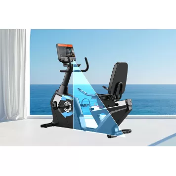 Rower treningowy elektromagnetyczny R11 V5 TFT 15,6” HRC GYMOST