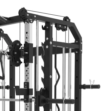 Brama Treningowa ASX 4500 3w1 dual pulley, Smith machine, rack Stos 2x 90kg Toorx Fitness (ASX-4500)