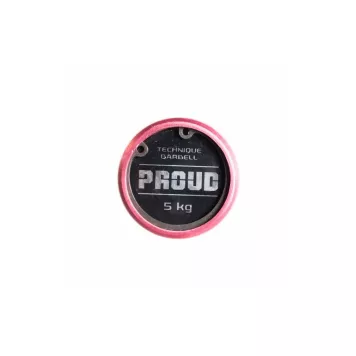 Gryf techniczny TECHNIQUE BAR 5 kg - PROUD (czerwony)