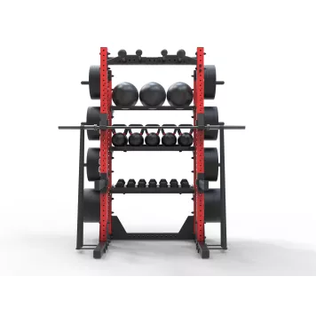 Klatka treningowa HALF RACK Base z wyposażeniem HRB-2 XMOR