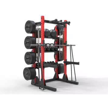 Klatka treningowa HALF RACK Base z wyposażeniem HRB-3 XMOR