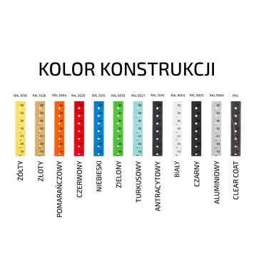 Klatka treningowa HALF RACK Base z wyposażeniem HRB-3 XMOR