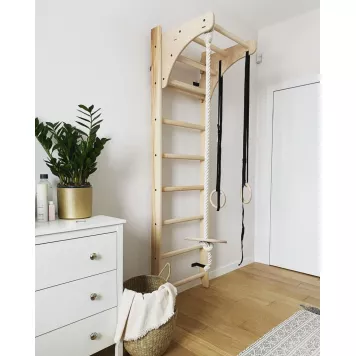 Drewniana drabinka gimnastyczna dla dzieci BenchK 111 + A204