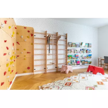 Drewniana drabinka gimnastyczna dla dzieci BenchK 111 + A204