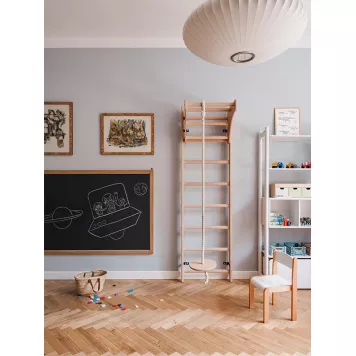 Drewniana drabinka gimnastyczna dla dzieci BenchK 111 + A204