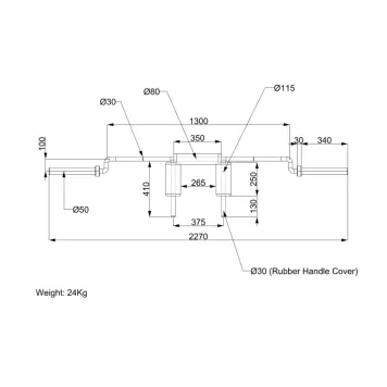Gryf Safety Squat Bar tiguar