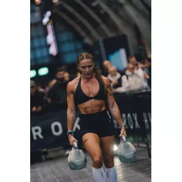 Kettlebell treningowy 16 kg Design CENTR x HYROX