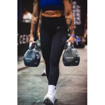 Kettlebell treningowy 24 kg Design CENTR x HYROX