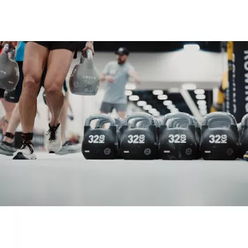 Kettlebell treningowy 32 kg Design CENTR x HYROX