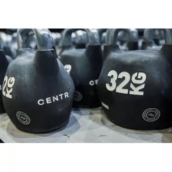 Kettlebell treningowy 32 kg Design CENTR x HYROX