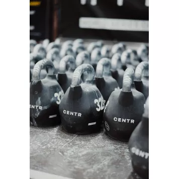 Kettlebell treningowy 32 kg Design CENTR x HYROX