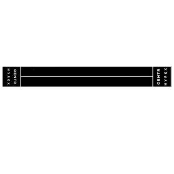 Trawa 2 tory z polami End Zone i logo (16,2 m × 2 m) HTURF4 - CENTR x HYROX