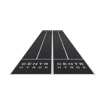 Trawa 2 tory z polami End Zone i logo (16,2 m × 2 m) HTURF4 - CENTR x HYROX