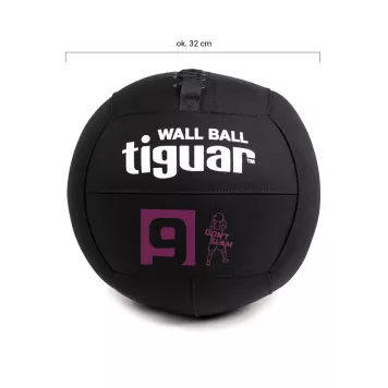Piłka Wall ball 9kg tiguar