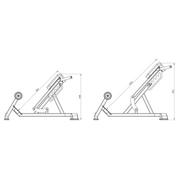 Ławka na grzbiet (prostowniki grzbietu) UX-L212 - UpForm