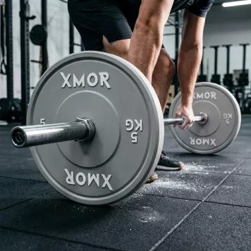 Obciążenie do sztangi 5 kg COLOR TRAINING BUMPER 2.0 XMOR