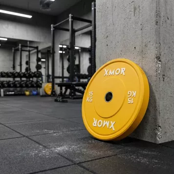 Obciążenie do sztangi 15 kg COLOR TRAINING BUMPER 2.0 XMOR