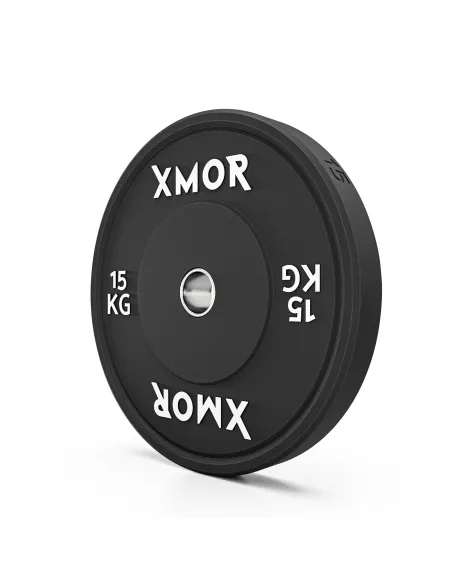 Obciążenie do sztangi 15 kg BLACK TRAINING BUMPER 2.0 XMOR