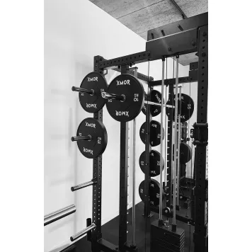 Obciążenie do sztangi 25 kg BLACK TRAINING BUMPER 2.0 XMOR