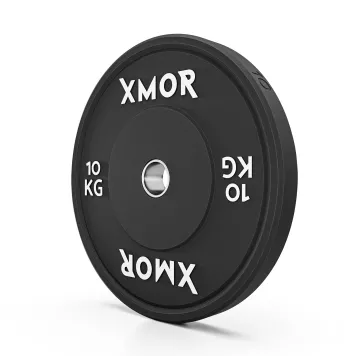 Zestaw obciążeń 150 kg BLACK TRAINING BUMPER 2.0 XMOR