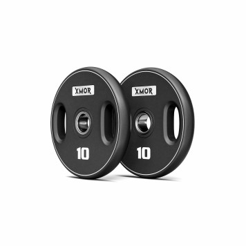 Zestaw obciążeń olimpijskich poliuretanowych 2x 1,25 - 25 kg (157,5 kg) XMOR