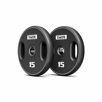 Zestaw obciążeń olimpijskich poliuretanowych 2x 1,25 - 25 kg (157,5 kg) XMOR
