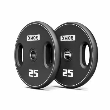 Zestaw obciążeń olimpijskich poliuretanowych 2x 1,25 - 25 kg (157,5 kg) XMOR