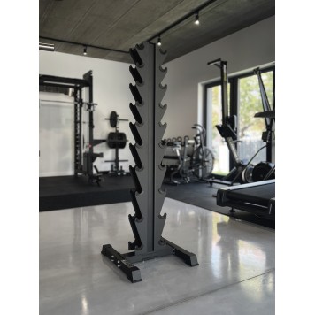 Zestaw hantli HEX 2.0 - 2 x 1-10 kg + Stojak na hantle 1–10 kg 2.0 XMOR