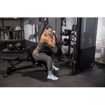 Brama Funkcjonalna FT2 PRO z Ławką FID7.1 (Zestaw) Inspire Fitness by CENTR