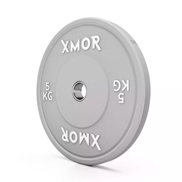Stojak na obciążenia i gryfy olimpijskie 2.0 + Zestaw obciążeń 100 kg BLACK TRAINING BUMPER 2.0 XMOR