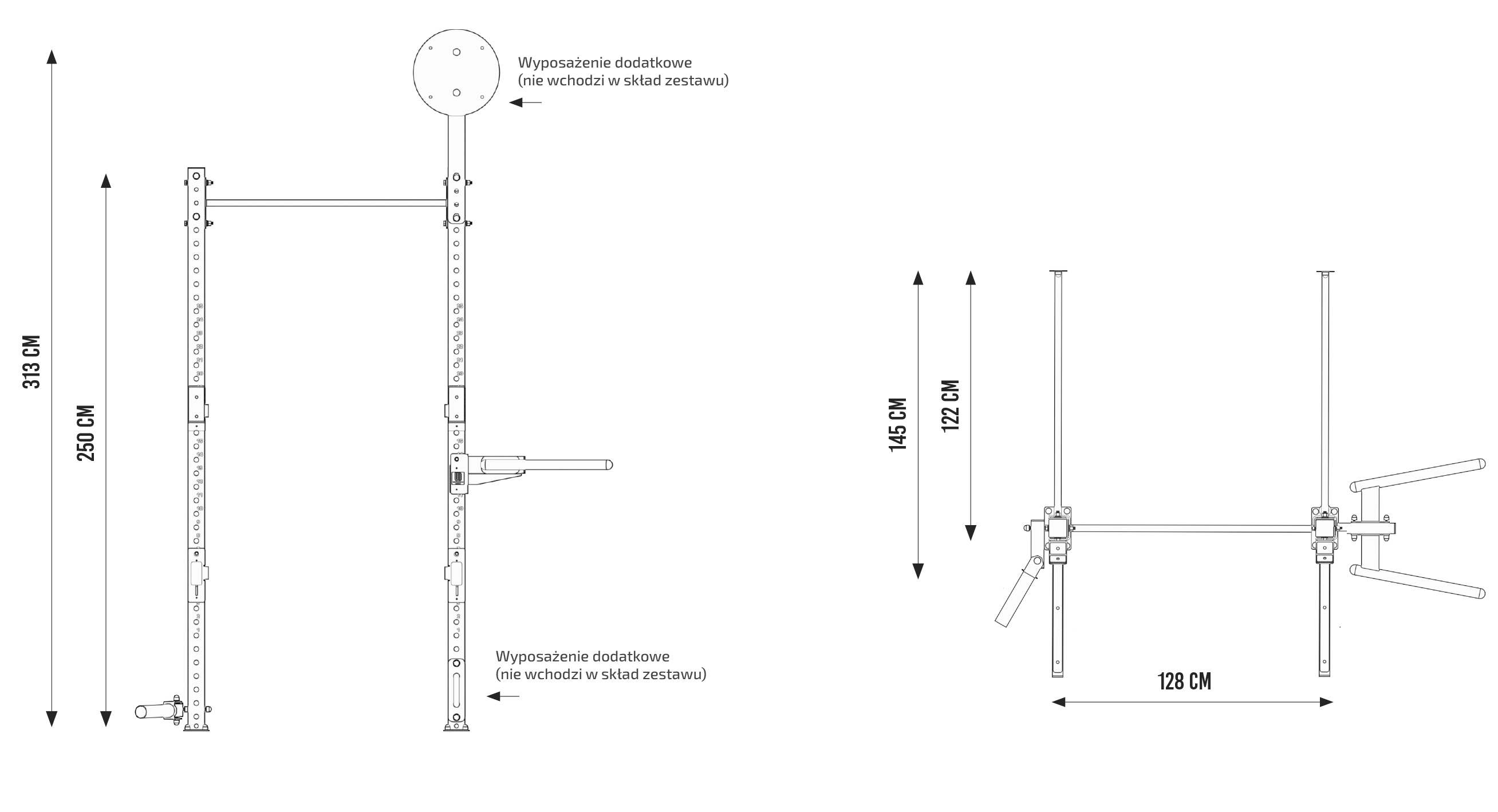 Klatka treningowa WALL RIG Classic 1-0 z wyposażeniem WRC-1 XMOR.jpg