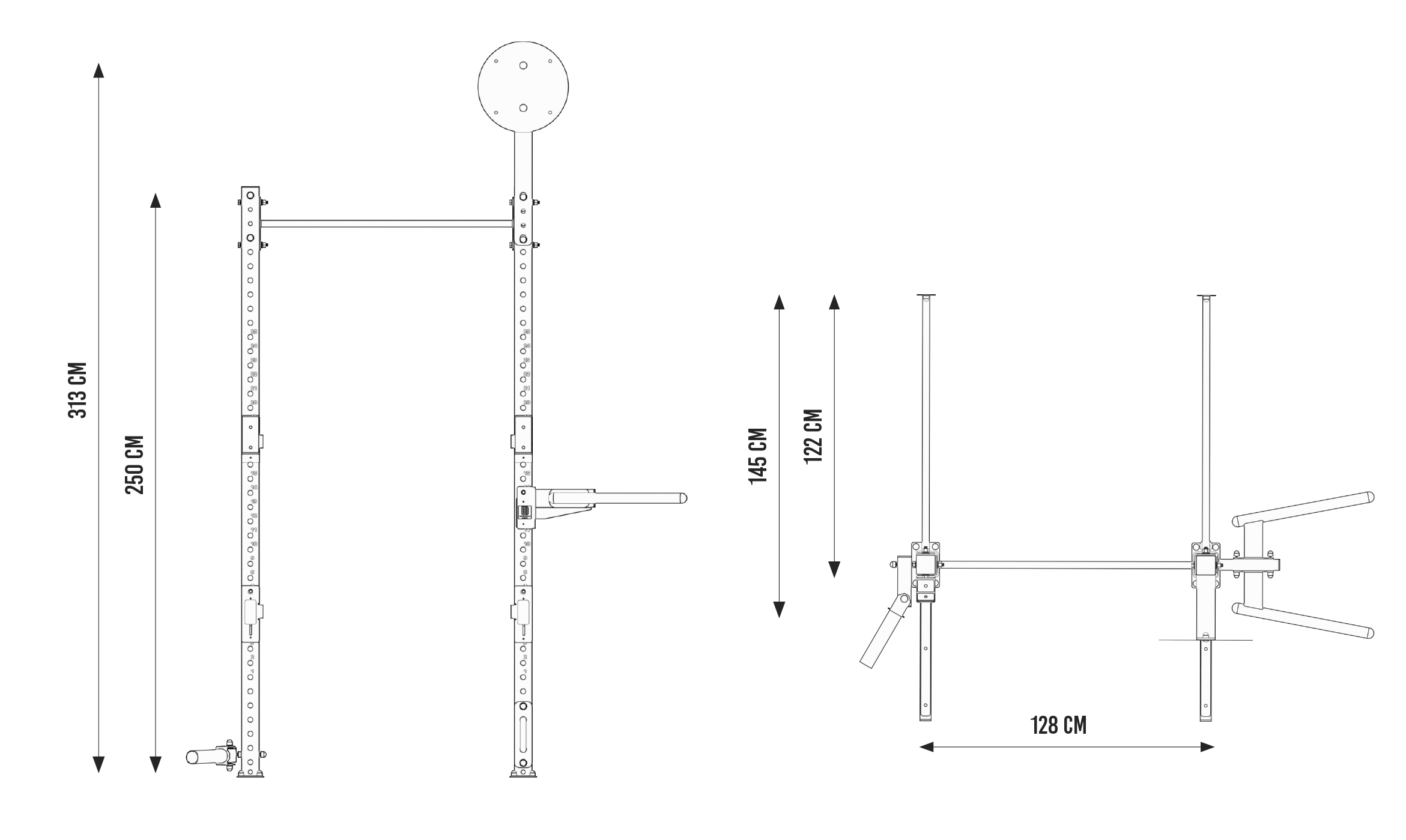 Klatka treningowa WALL RIG Classic 1-0 z wyposażeniem WRC-1 XMOR.jpg