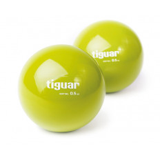 Piłki heavyball 0,5 kg tiguar (oliwka) - 2 sztuki