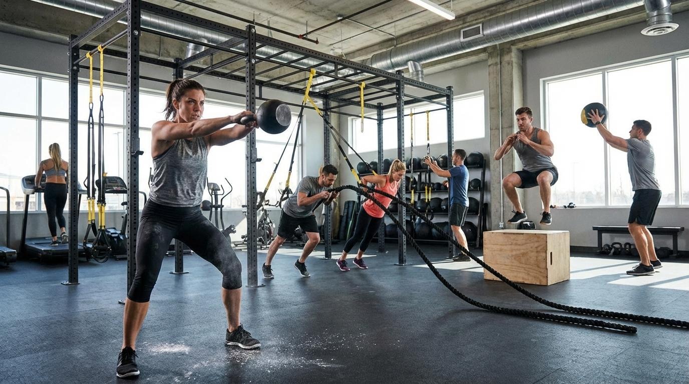 Trening funkcjonalny - najlepszy sprzęt do treningu i akcesoria do treningu funkcjonalnego w crossfit i siłowni